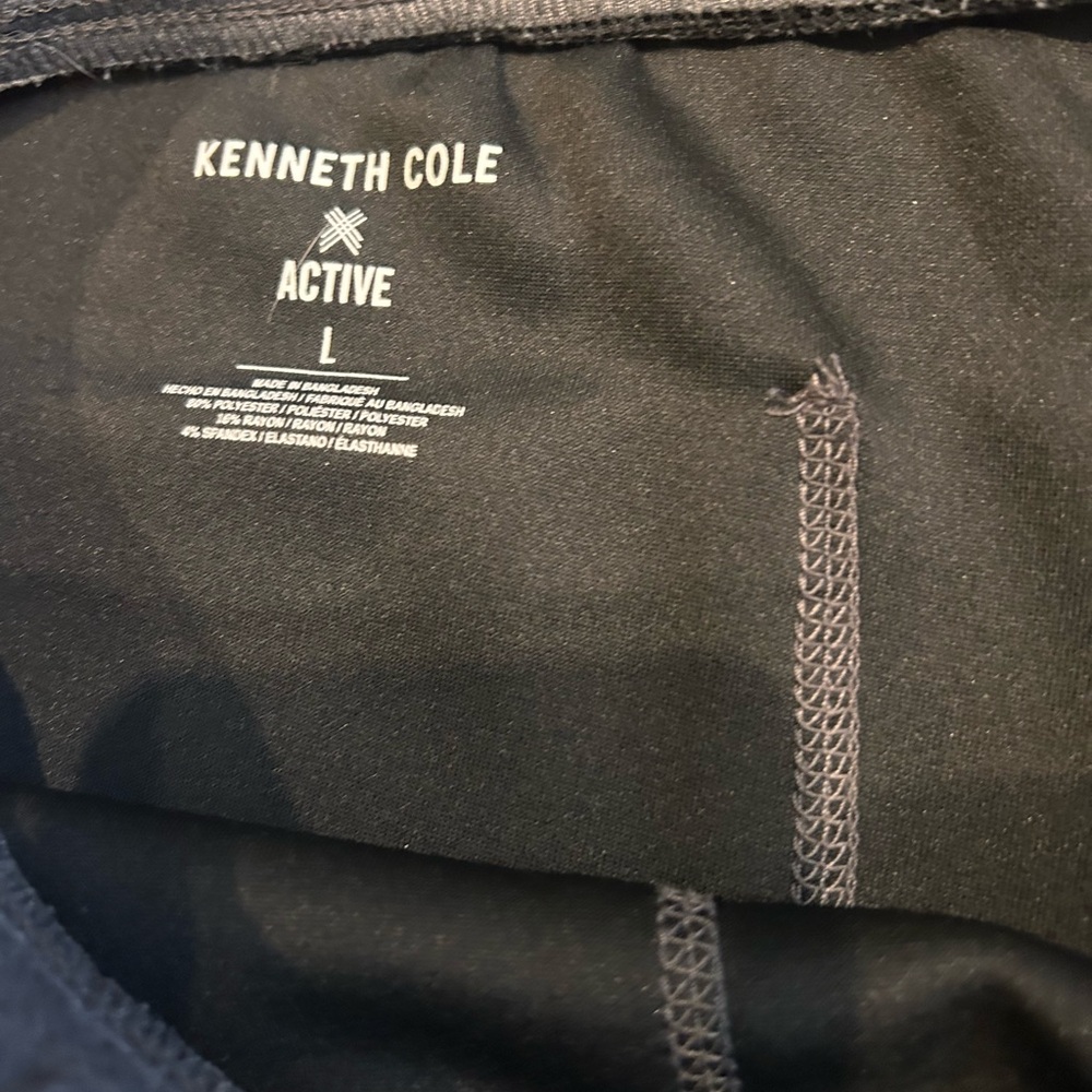 Men's Kenneth Cole dark gray and Nike Black Athletic Shorts size LG - Picture 4 of 5